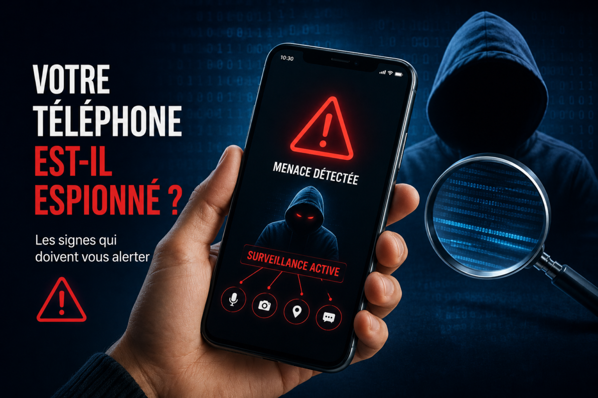 téléphone espionné